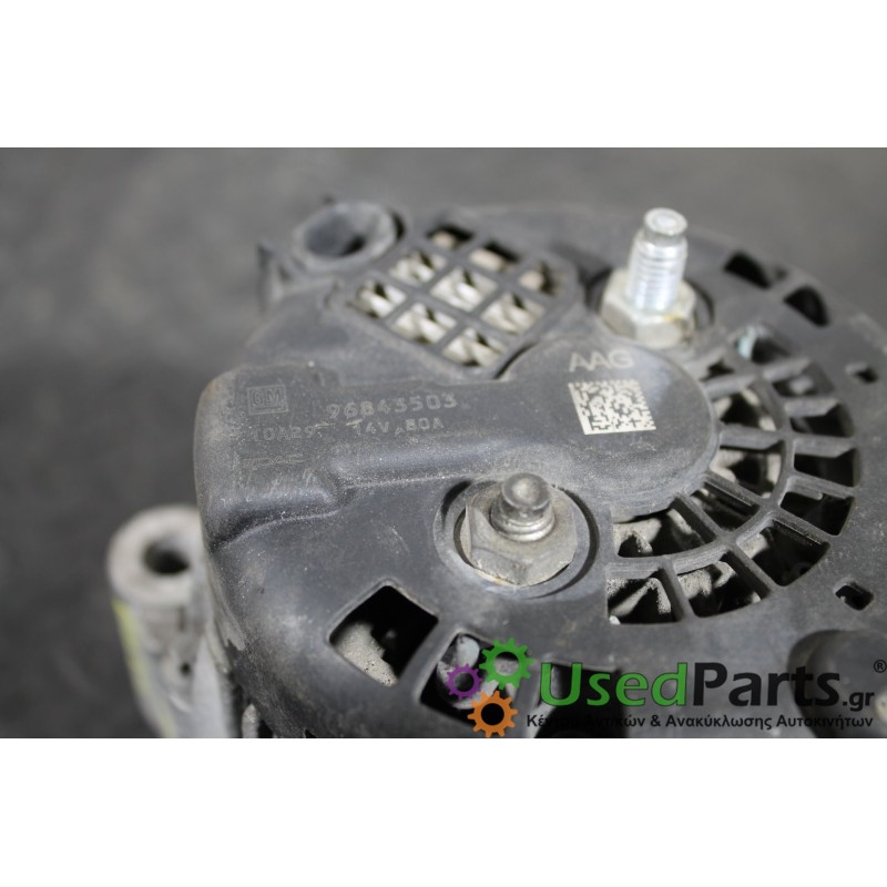 CHEVROLET - SPARK - Δυναμό - 5ΠΟΡΤΟ - ΕΤΟΣ: 2010-2013 - ΚΩΔ.ΚΑΤ/ΣΤΗ: 96843503<br /><br />CHEVROLET :: 96843503 <br /> CHEVROLET 