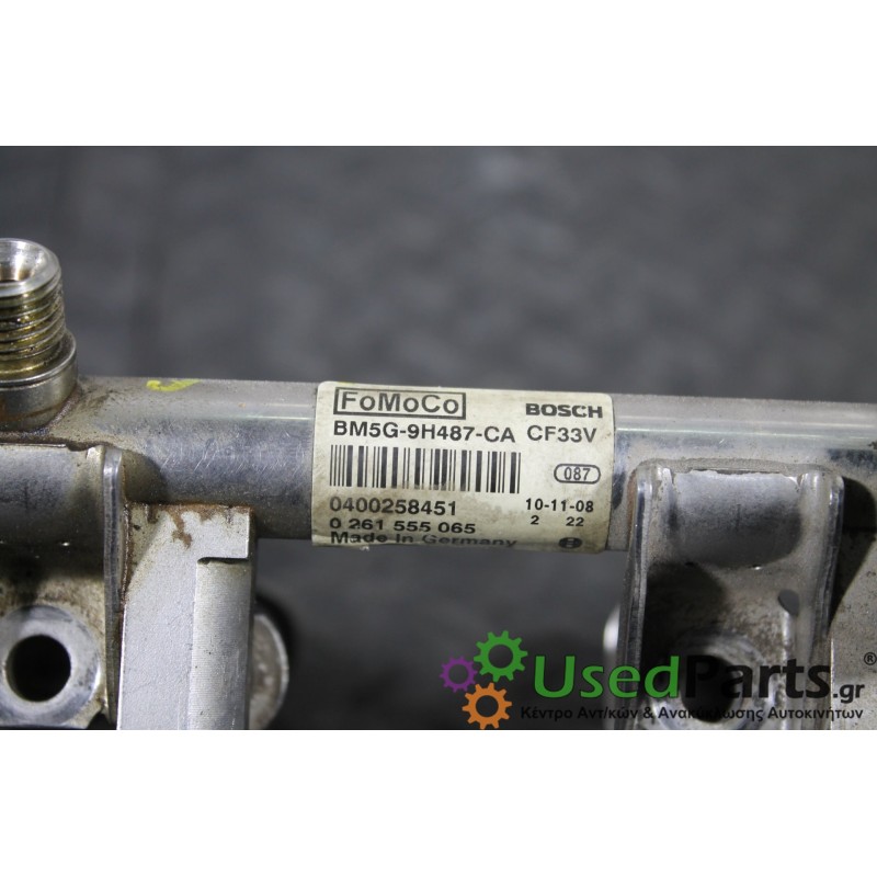 FORD - C-MAX - Μπέκ - ΚΩΔΙΚΟΣ ΜΗΧΑΝΗΣ: JQDA - ΚΥΒΙΚΑ: 1596 - ΕΤΟΣ: 2010-2014 - ΚΩΔ.ΚΑΤ/ΣΤΗ: BM5G6H487CA  CF33V  0261555065  M026