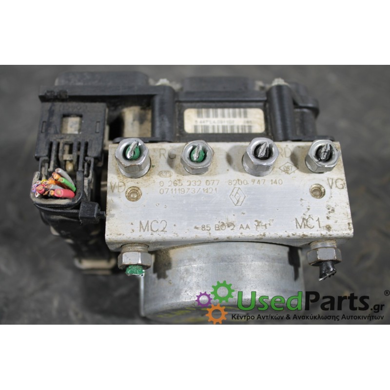 RENAULT - CLIO - Μονάδα ABS - 2ΠΟΡΤΟ - ΘΕΣΗ:  - ΕΤΟΣ: 2006-2009 - ΚΩΔ.ΚΑΤ/ΣΤΗ: 0265232077  8200747140<br /><br />
