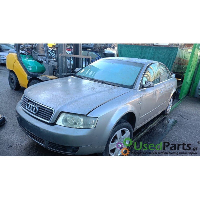 AUDI - A4 - Ολόκληρο Αυτοκίνητο - ΣΕΝΤΑΝ - ΚΩΔΙΚΟΣ ΜΗΧΑΝΗΣ: ALZ - ΚΥΒΙΚΑ: 1600 - ΕΤΟΣ: 2000-2004