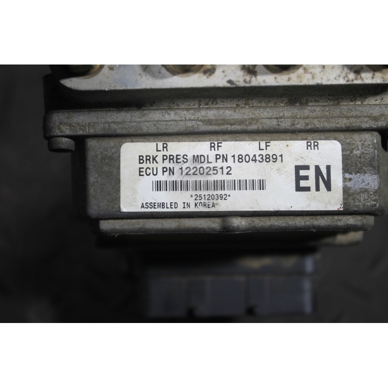 DAEWOO - KALOS - Μονάδα ABS - 5ΠΟΡΤΟ - ΘΕΣΗ:  - ΕΤΟΣ: 2003-2005 - ΚΩΔ.ΚΑΤ/ΣΤΗ: 18043891  12202512  18046958  96534909  TE02M30B0