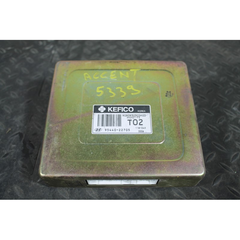 HYUNDAI - ACCENT - Εγκέφαλος ECU - 5ΠΟΡΤΟ - ΕΤΟΣ: 1999-2002 - ΚΩΔ.ΚΑΤ/ΣΤΗ: 95440-22705 9544022705 908093034A03<br /><br />