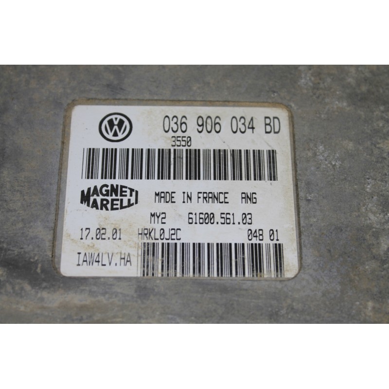 SEAT - LEON - Εγκέφαλος ECU - 5ΠΟΡΤΟ - ΕΤΟΣ: 1999-2005 - ΚΩΔ.ΚΑΤ/ΣΤΗ: 036906034BD<br /><br />