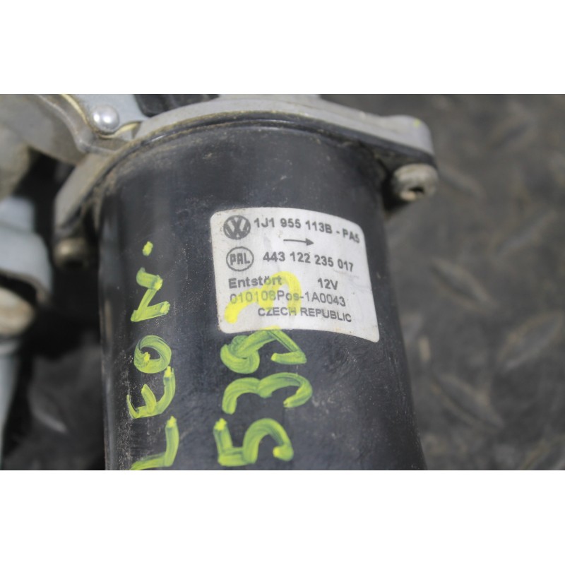 SEAT - LEON - Μοτέρ υαλοκαθαριστήρων - 5ΠΟΡΤΟ - ΕΤΟΣ: 1999-2005 - ΚΩΔ.ΚΑΤ/ΣΤΗ: 1J1955113BPA5  443122235017<br /><br />