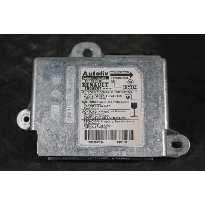 RENAULT - MEGANE - Εγκέφαλος αερόσακων - 5ΠΟΡΤΟ - ΕΤΟΣ: 2005-2008 - ΚΩΔ.ΚΑΤ/ΣΤΗ: 607139300  8200682381<br /><br />