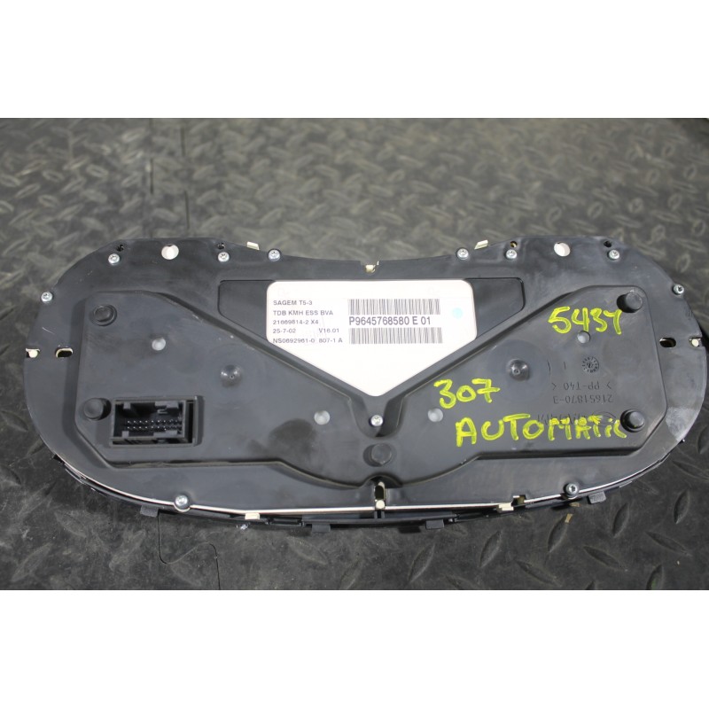 PEUGEOT - 307 - Καντράν - 5ΠΟΡΤΟ - ΕΤΟΣ: 2001-2005 - ΚΩΔ.ΚΑΤ/ΣΤΗ: P9645768580E01  T5-3 T53 T5/21K-SA T521KSA<br /><br />