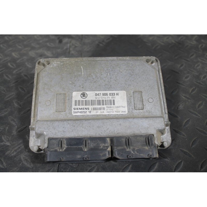 SKODA - FABIA - Εγκέφαλος ECU - 5ΠΟΡΤΟ - ΕΤΟΣ: 1999-2007 - ΚΩΔ.ΚΑΤ/ΣΤΗ: 047906033H  5WP4025212<br /><br />