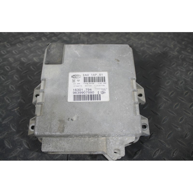 PEUGEOT - 206 - Εγκέφαλος ECU - 2ΠΟΡΤΟ - ΕΤΟΣ: 1998-2009 - ΚΩΔ.ΚΑΤ/ΣΤΗ: IAW1AP81  9639907880<br /><br />