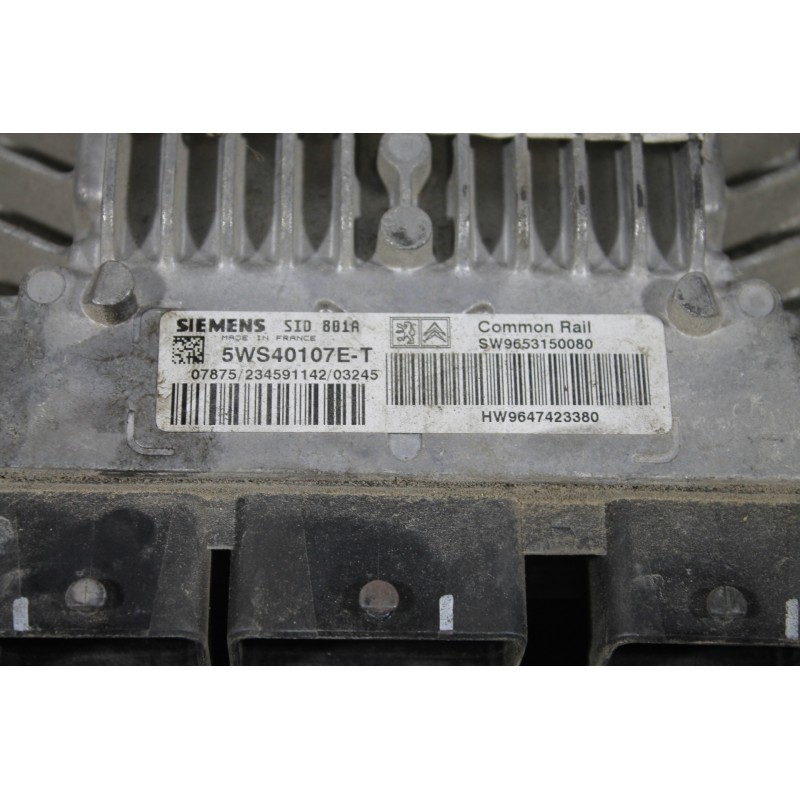 PEUGEOT - 406 - Εγκέφαλος ECU - ΣΕΝΤΑΝ - ΕΤΟΣ: 1996-2005 - ΚΩΔ.ΚΑΤ/ΣΤΗ: 5WS40107E-T 5WS40107ET SID881A<br /><br />