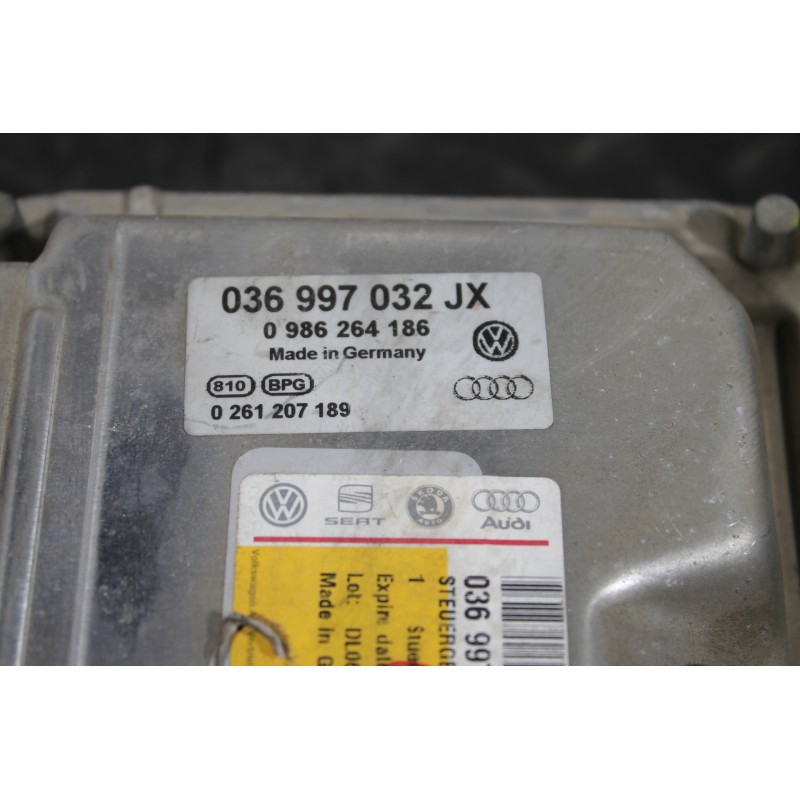 VW - BORA - Εγκέφαλος ECU - ΣΕΝΤΑΝ - ΕΤΟΣ: 1998-2005 - ΚΩΔ.ΚΑΤ/ΣΤΗ: 036997032JX  0986264186  0261207189<br /><br />