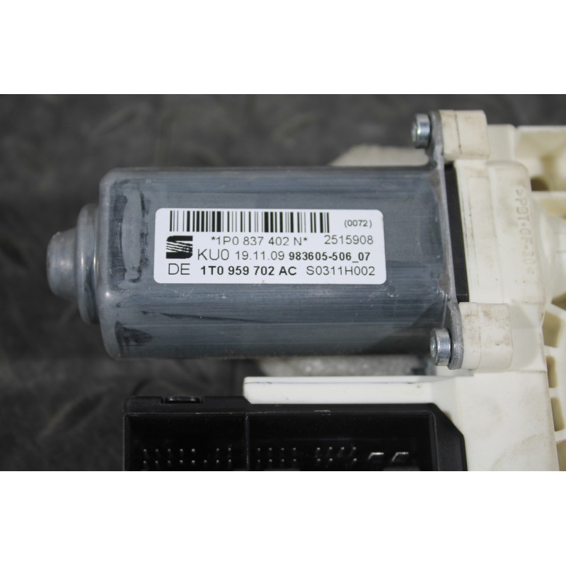 SEAT - LEON - Μοτέρ για Παράθυρα - 5ΠΟΡΤΟ - ΕΤΟΣ: 2005-2013 - ΚΩΔ.ΚΑΤ/ΣΤΗ: 1P0837402N  983605-50607 98360550607 1T0959702AC  S03