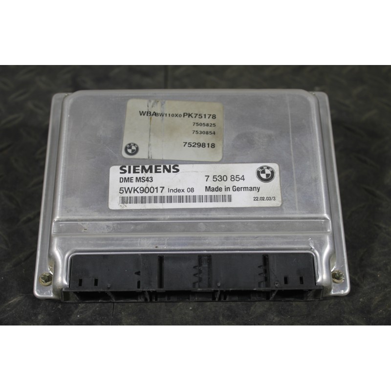 BMW - 3-E46 - Εγκέφαλος ECU - COUPE - ΕΤΟΣ: 2002-2005 - ΚΩΔ.ΚΑΤ/ΣΤΗ: 7530854  5WK90017  DMEMS43  7529818  WBABW110X0PK75178<br /