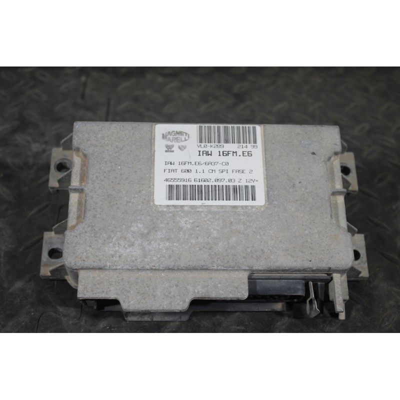 FIAT - SEICENTO - Εγκέφαλος ECU - 2ΠΟΡΤΟ - ΕΤΟΣ: 1998-2001 - ΚΩΔ.ΚΑΤ/ΣΤΗ: IAW16FME6<br /><br />