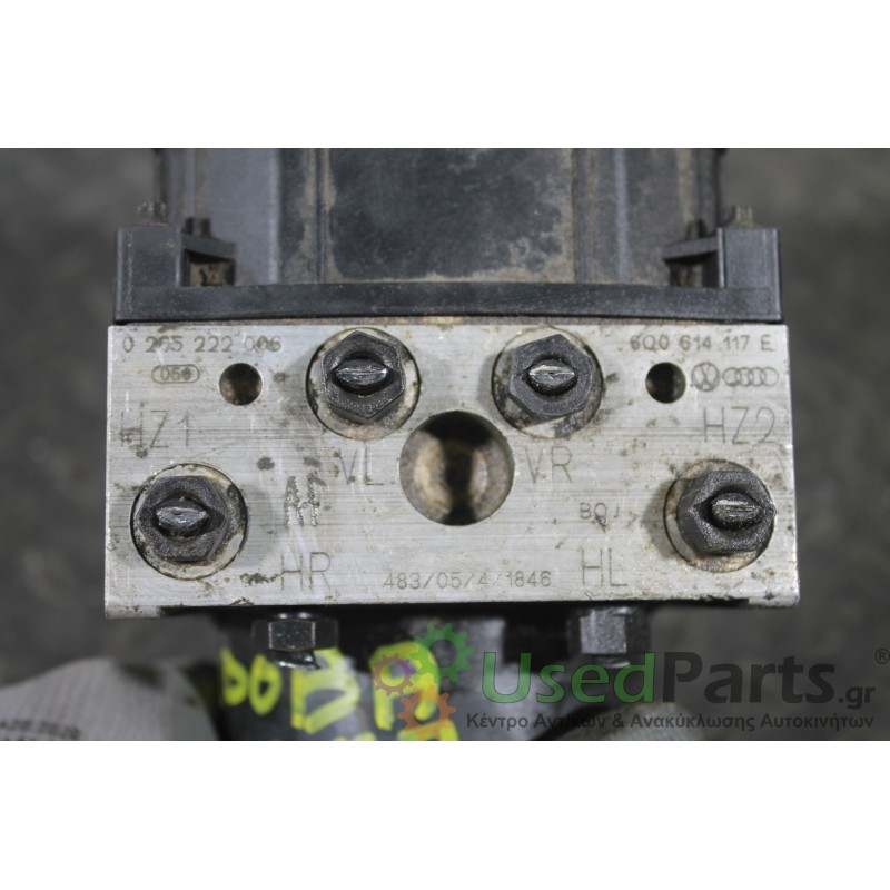 SEAT - CORDOBA - Μονάδα ABS - 5ΠΟΡΤΟ - ΘΕΣΗ:  - ΕΤΟΣ: 2002-2008 - ΚΩΔ.ΚΑΤ/ΣΤΗ: 483/05/4/1846 4830541846 0265222006  6Q0614117E<b