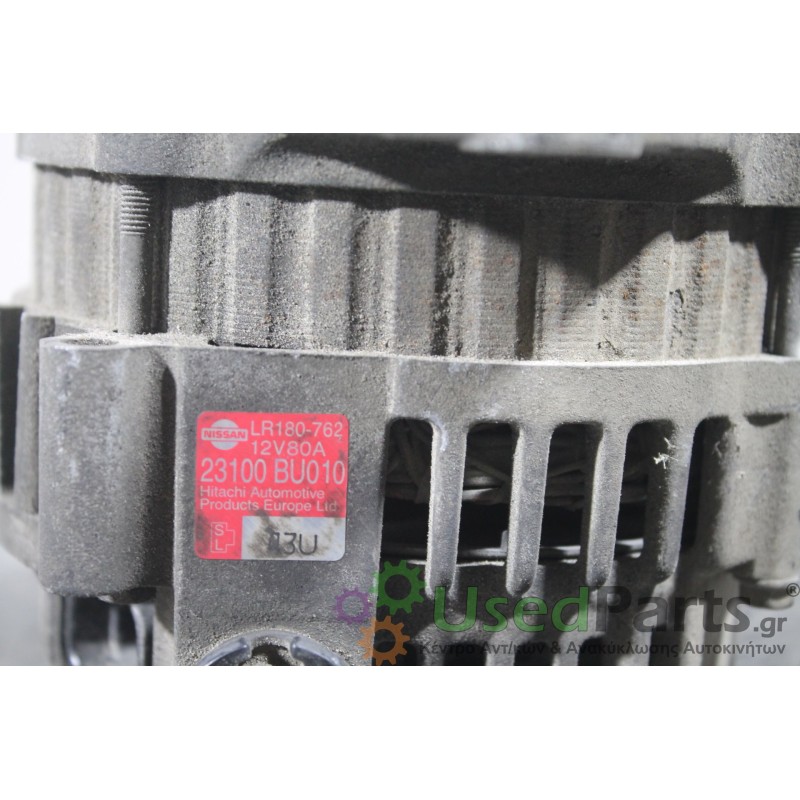 NISSAN - ALMERA - Δυναμό - 2ΠΟΡΤΟ - ΕΤΟΣ: 2000-2006 N16 - ΚΩΔ.ΚΑΤ/ΣΤΗ: 23100BU010<br /><br />