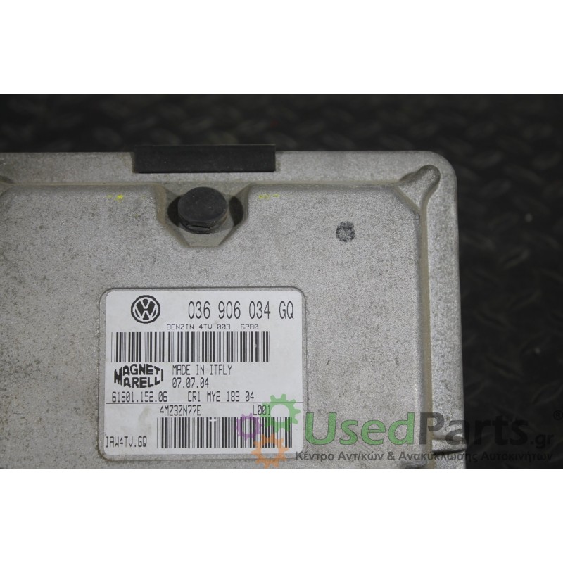 VW - POLO - Εγκέφαλος ECU - 5ΠΟΡΤΟ - ΕΤΟΣ: 2002-2005 - ΚΩΔ.ΚΑΤ/ΣΤΗ: 036906034GQ<br /><br />