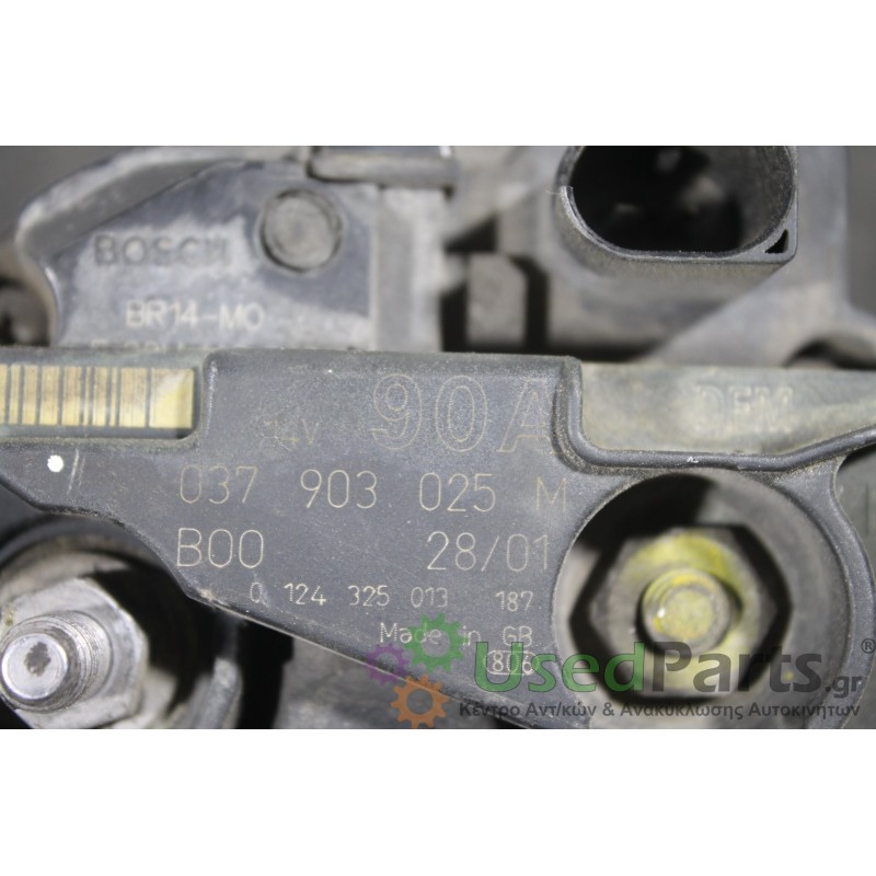 SEAT - IBIZA - Δυναμό - 5ΠΟΡΤΟ - ΕΤΟΣ: 1999-2002 - ΚΩΔ.ΚΑΤ/ΣΤΗ: 037903025M  0124325013187<br /><br />