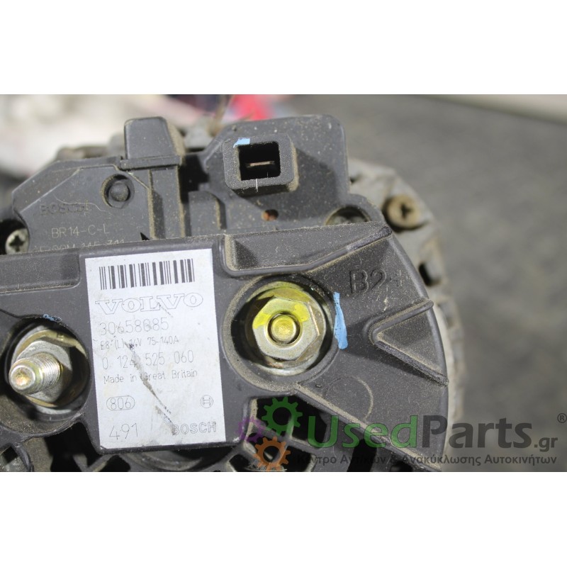 VOLVO - S60 - Δυναμό - ΣΕΝΤΑΝ - ΕΤΟΣ: 2000-2010 - ΚΩΔ.ΚΑΤ/ΣΤΗ: 30658085  0124525060<br /><br />