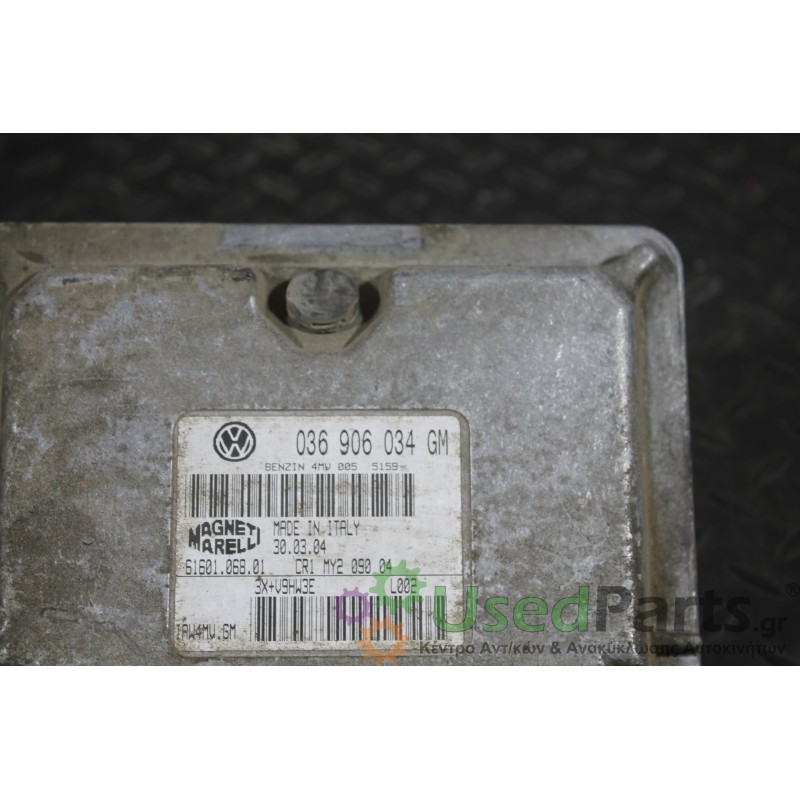 SEAT - IBIZA - Εγκέφαλος ECU - 5ΠΟΡΤΟ - ΕΤΟΣ: 2002-2008 - ΚΩΔ.ΚΑΤ/ΣΤΗ: 036906034GM<br /><br />