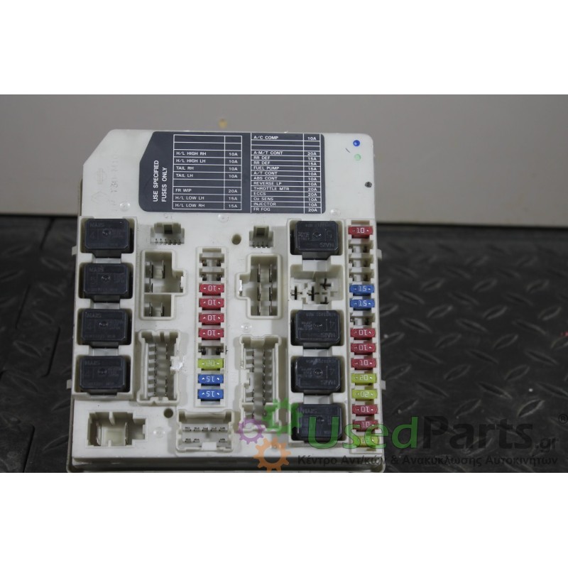 NISSAN - MICRA - Ασφαλειοθήκη καμπίνας - 5ΠΟΡΤΟ - ΕΤΟΣ: 2002-2010 - ΚΩΔ.ΚΑΤ/ΣΤΗ: 1118  4G13  284B7AX620<br /><br />