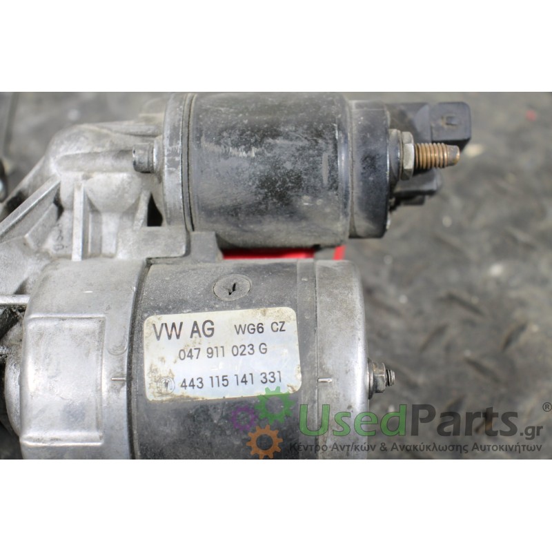 SKODA - FELICIA - Μίζα - 5ΠΟΡΤΟ - ΕΤΟΣ: 1998-2001 - ΚΩΔ.ΚΑΤ/ΣΤΗ: 047911023G  443115141331<br /><br />