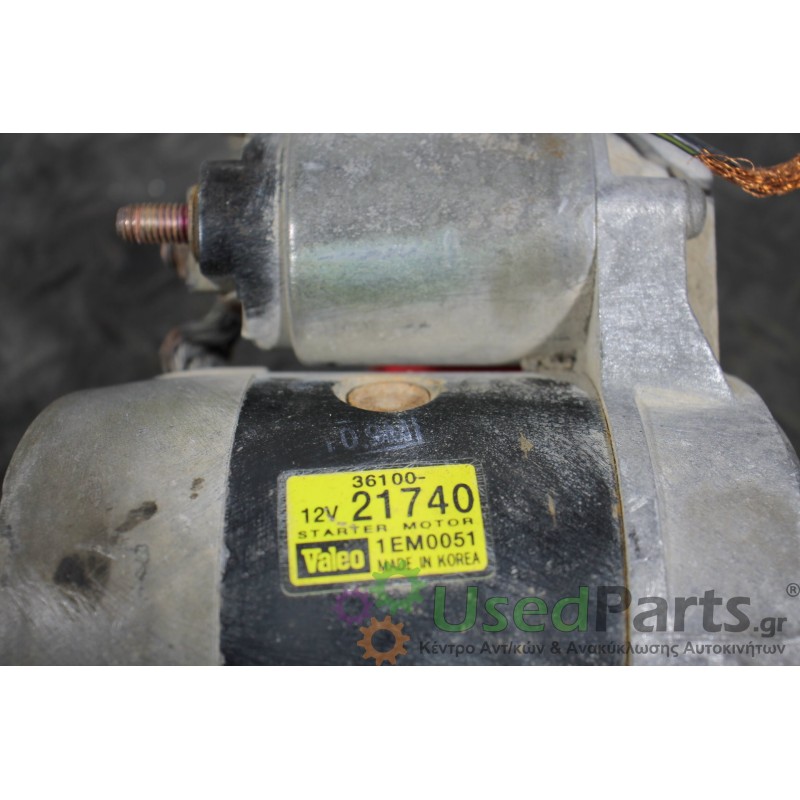 HYUNDAI - ACCENT - Μίζα - 5ΠΟΡΤΟ - ΕΤΟΣ: 1999-2002 - ΚΩΔ.ΚΑΤ/ΣΤΗ: 36100-21740 3610021740<br /><br />