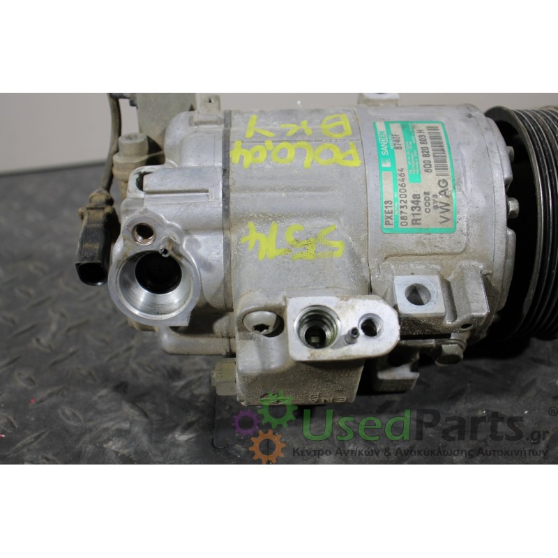 VW - POLO - Κομπρεσέρ AC - 5ΠΟΡΤΟ - ΕΤΟΣ: 2002-2005 - ΚΩΔ.ΚΑΤ/ΣΤΗ: 08732006464  6Q0820803H<br /><br />