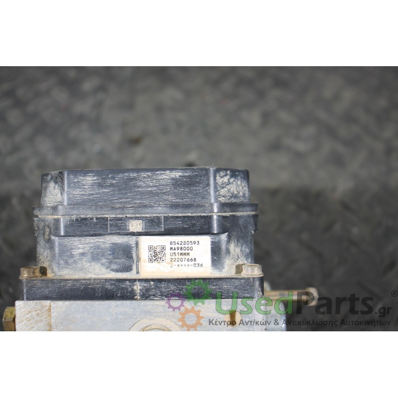 NISSAN - XTRAIL - Μονάδα ABS - 5ΠΟΡΤΟ - ΘΕΣΗ:  - ΕΤΟΣ: 2001-2014 - ΚΩΔ.ΚΑΤ/ΣΤΗ: B54280593  WA98000  22207668<br /><br />