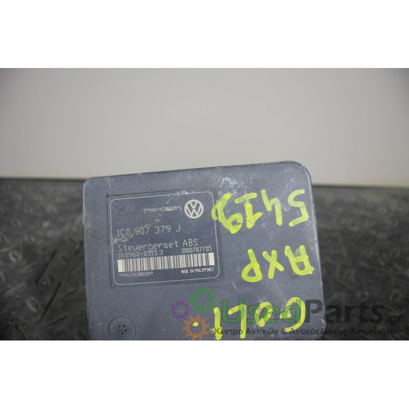 VW - GOLF - Μονάδα ABS - 2ΠΟΡΤΟ - ΘΕΣΗ:  - ΕΤΟΣ: 1998-2004 - ΚΩΔ.ΚΑΤ/ΣΤΗ: 1C0907379J  10096003153<br /><br />