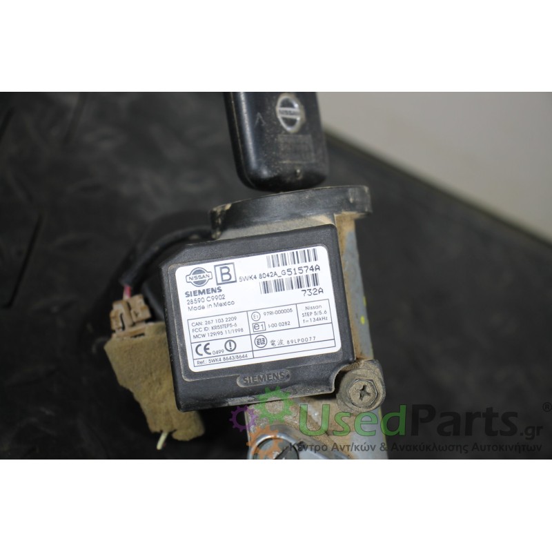 NISSAN - XTRAIL - Κλειδαριά τιμονιού - 5ΠΟΡΤΟ - ΘΕΣΗ:  - ΕΤΟΣ: 2001-2014 - ΚΩΔ.ΚΑΤ/ΣΤΗ: 28590C9902<br /><br />