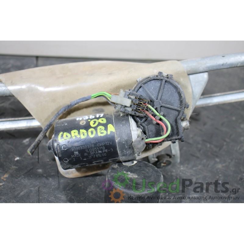SEAT - CORDOBA - Μοτέρ υαλοκαθαριστήρων - ΣΕΝΤΑΝ - ΕΤΟΣ: 1999-2002 - ΚΩΔ.ΚΑΤ/ΣΤΗ: 9390332376<br /><br />