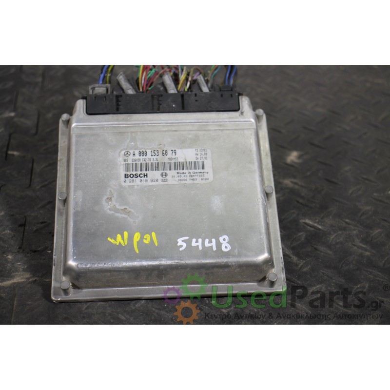 MERCEDES - W901 - Εγκέφαλος ECU - VAN - ΕΤΟΣ: 1995-2006 - ΚΩΔ.ΚΑΤ/ΣΤΗ: 0281010920  A0001536079<br /><br />