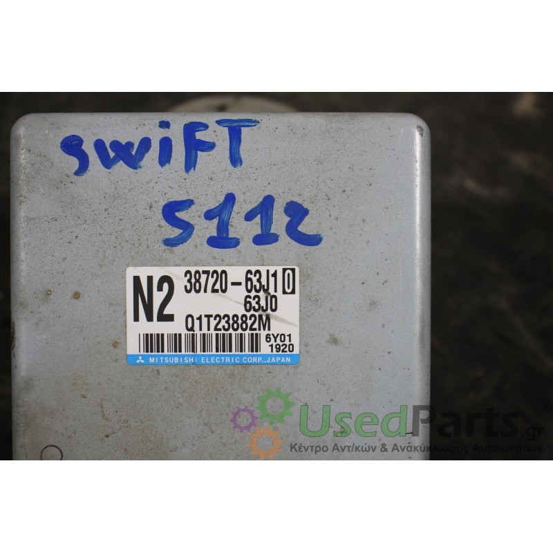 SUZUKI - SWIFT - Εγκέφαλος ECU - 5ΠΟΡΤΟ - ΕΤΟΣ: 2006-2011 - ΚΩΔ.ΚΑΤ/ΣΤΗ: 38720-63J10 3872063J10 63J0  Q1T23882M<br /><br />