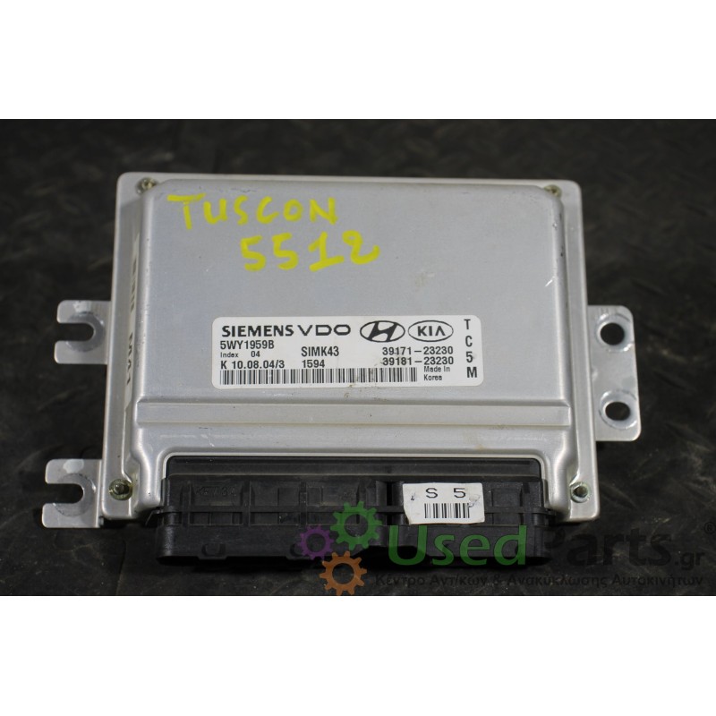 HYUNDAI - TUSCON - Εγκέφαλος ECU - 5ΠΟΡΤΟ - ΕΤΟΣ: 2004-2010 - ΚΩΔ.ΚΑΤ/ΣΤΗ: 5WY1959B  39171-23230 3917123230 39181-23230 39181232
