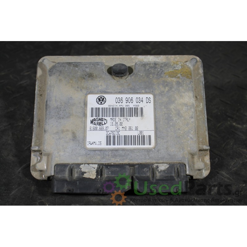 SEAT - TOLEDO - Εγκέφαλος ECU - ΣΕΝΤΑΝ - ΕΤΟΣ: 1999-2004 - ΚΩΔ.ΚΑΤ/ΣΤΗ: 036906034DS<br /><br />