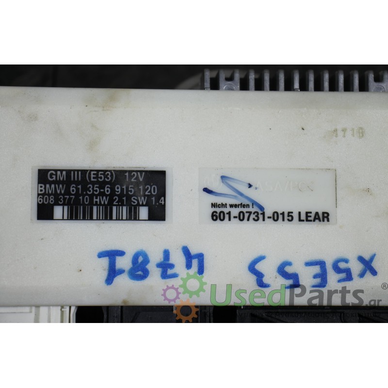 BMW - X5-E53 - Εγκέφαλος ECU - 5ΠΟΡΤΟ - ΕΤΟΣ: 2000-2007 - ΚΩΔ.ΚΑΤ/ΣΤΗ: 61356915120  60837710HW21SW14  6010731015<br /><br />