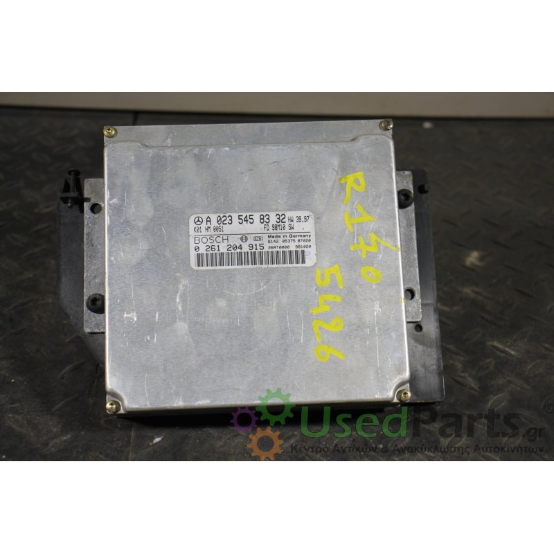 MERCEDES - R170 - Εγκέφαλος ECU - 2ΠΟΡΤΟ - ΕΤΟΣ: 1996-2004 - ΚΩΔ.ΚΑΤ/ΣΤΗ: A0235458332  0261204915  0195453132  10094615214<br />