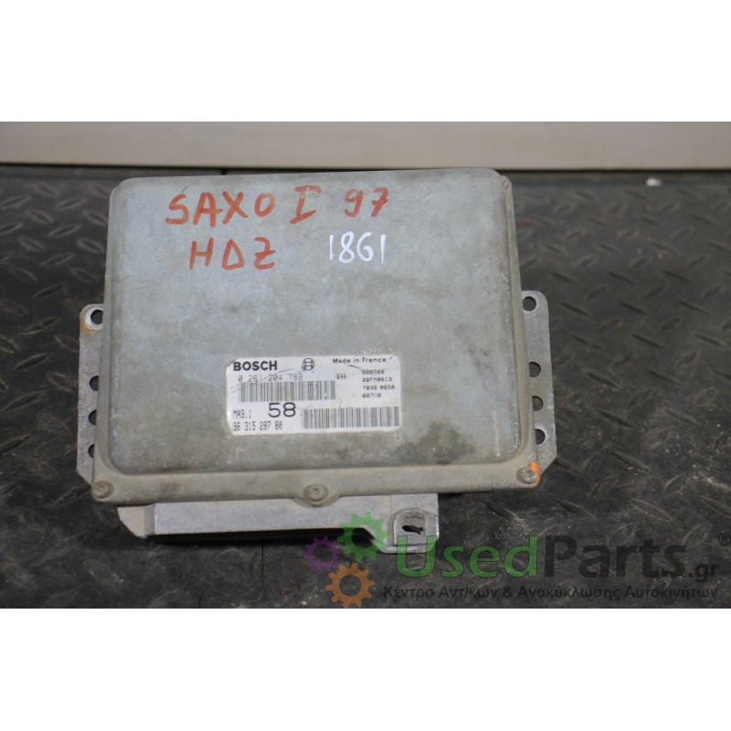 CITROEN - SAXO - Εγκέφαλος ECU - 5ΠΟΡΤΟ - ΕΤΟΣ: 1996-1999 - ΚΩΔ.ΚΑΤ/ΣΤΗ: 0261204788<br /><br />