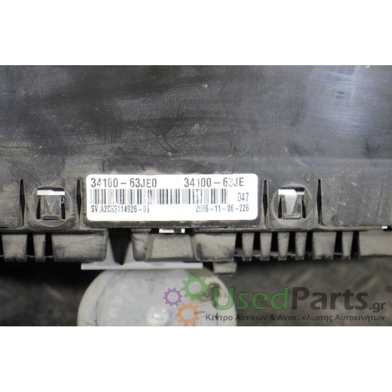 SUZUKI - SWIFT - Καντράν - 5ΠΟΡΤΟ - ΕΤΟΣ: 2006-2011 - ΚΩΔ.ΚΑΤ/ΣΤΗ: 34100-63JE0 3410063JE0 34100-63JE 3410063JE<br /><br />