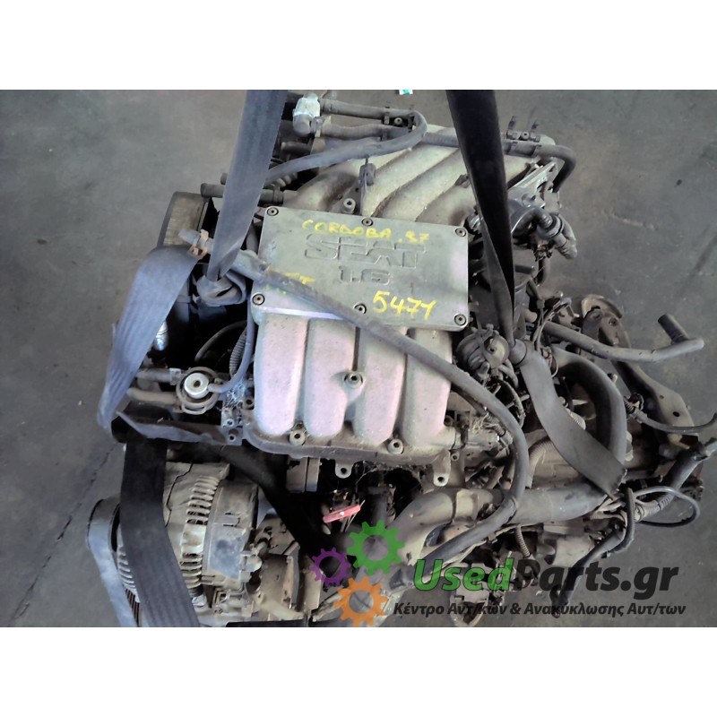 SEAT - CORDOBA - Κινητήρας - ΚΩΔΙΚΟΣ ΜΗΧΑΝΗΣ: AFT - ΚΥΒΙΚΑ: 1595 - ΕΤΟΣ: 1997-1998 - ΚΩΔ.ΚΑΤ/ΣΤΗ: <br /><br />