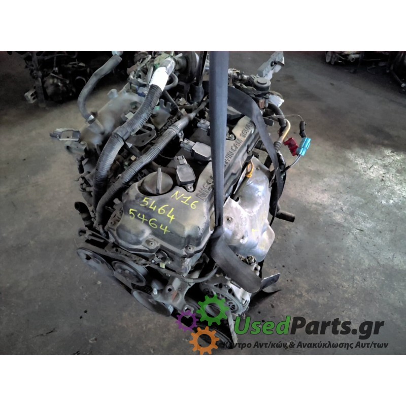 NISSAN - ALMERA - Κινητήρας - ΚΩΔΙΚΟΣ ΜΗΧΑΝΗΣ: QG15 - ΚΥΒΙΚΑ: 1500 - ΕΤΟΣ: 2000-2006 N16 - ΚΩΔ.ΚΑΤ/ΣΤΗ: <br /><br />
