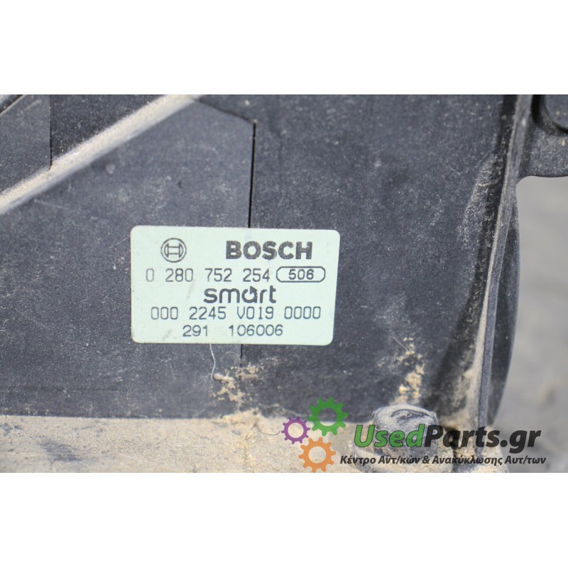 SMART - FORTWO - Πετάλια -Πεντάλ - 2ΠΟΡΤΟ - ΕΤΟΣ: 1998-2007 - ΚΩΔ.ΚΑΤ/ΣΤΗ: 0280752254  0002245V0190000  291106006<br /><br />