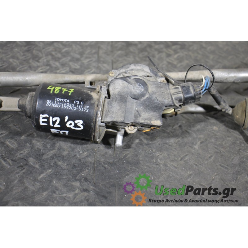 TOYOTA - COROLLA - Μοτέρ υαλοκαθαριστήρων - 2ΠΟΡΤΟ - ΕΤΟΣ: 2002-2006 - ΚΩΔ.ΚΑΤ/ΣΤΗ: 851101A04012V3F  1592005172<br /><br />