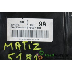 CHEVROLET - MATIZ - Εγκέφαλος ECU - 5ΠΟΡΤΟ - ΕΤΟΣ: 2005- - ΚΩΔ.ΚΑΤ/ΣΤΗ: 5WY5407A  5407A181230437/123 5407A181230437123 1BOT96801