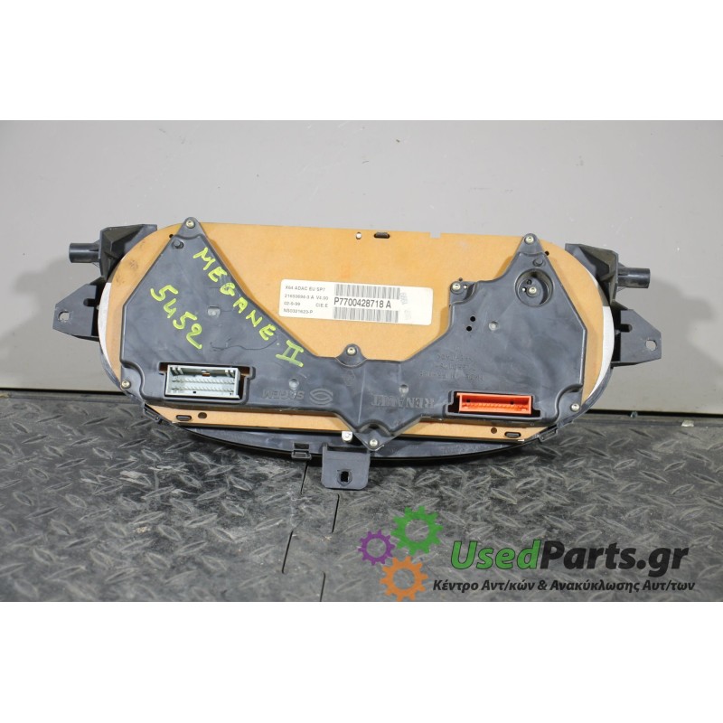 RENAULT - MEGANE - Καντράν - COUPE - ΕΤΟΣ: 1999-2002 - ΚΩΔ.ΚΑΤ/ΣΤΗ: X64ADACEUSP7  216506943  02999  P7700428718A<br /><br />