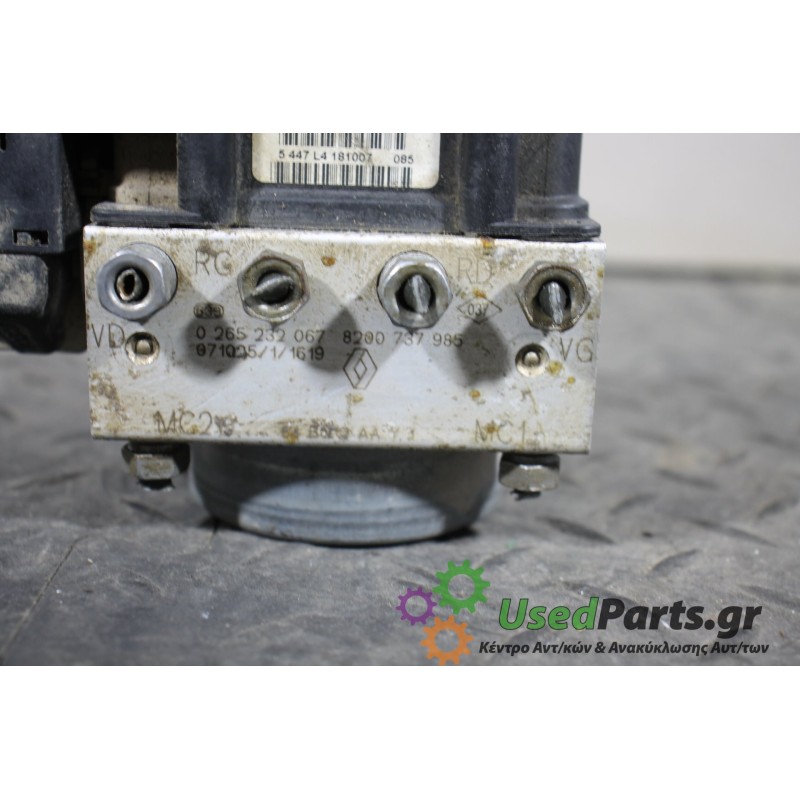 RENAULT - MEGANE - Μονάδα ABS - 5ΠΟΡΤΟ - ΘΕΣΗ:  - ΕΤΟΣ: 2005-2008 - ΚΩΔ.ΚΑΤ/ΣΤΗ: 0265232067  8200737985<br /><br />