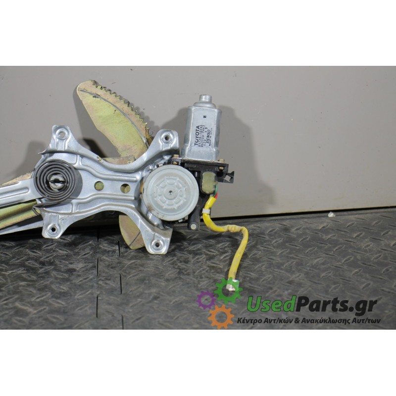 TOYOTA - STARLET - Γρύλος παραθύρου - 5ΠΟΡΤΟ - ΘΕΣΗ: Εμπρός αριστερά - ΕΤΟΣ: 1996-1999 EP91 - ΚΩΔ.ΚΑΤ/ΣΤΗ: 8572010090  062100746