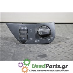 SEAT - IBIZA - Διακόπτης φώτων - 5ΠΟΡΤΟ - ΕΤΟΣ: 1997-1998 - ΚΩΔ.ΚΑΤ/ΣΤΗ: 6K1941531F2538<br /><br />