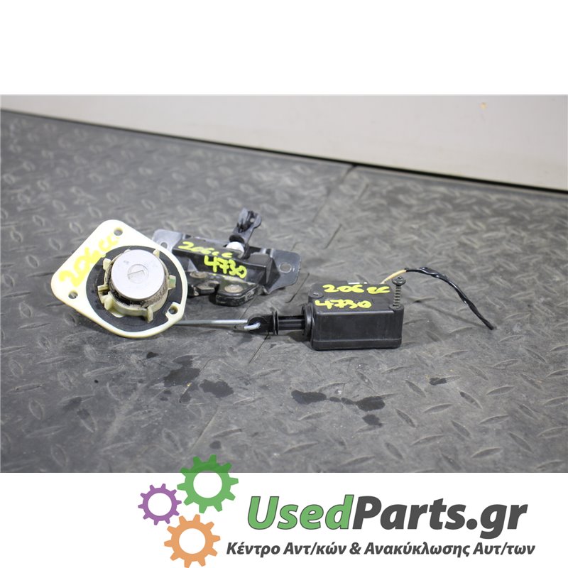 PEUGEOT - 206 - Κλειδαριά - COUPE - ΘΕΣΗ: Πορτ Παγκάζ - ΕΤΟΣ: 1998-2009 - ΚΩΔ.ΚΑΤ/ΣΤΗ: <br /><br />