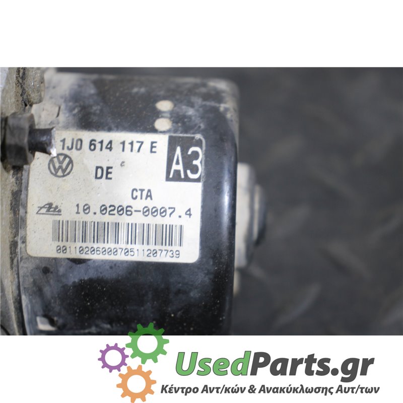 VW - GOLF - Μονάδα ABS - 5ΠΟΡΤΟ - ΘΕΣΗ:  - ΕΤΟΣ: 1998-2004 - ΚΩΔ.ΚΑΤ/ΣΤΗ: 1J0614117E  10020600074  1C0907379C<br /><br />
